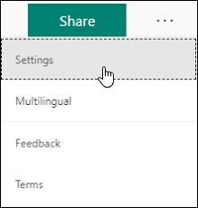 Adjust Your Form Or Quiz Settings In Microsoft Forms Office Support