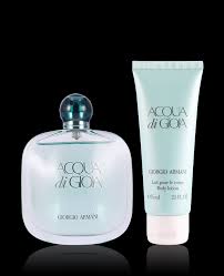 Acqua di gioia is a new fragrance by giorgio armani, presented in march 2010. Giorgio Armani Acqua Di Gioia Eau De Parfum 100 Ml Bl 75 Ml Set Perfumetrader