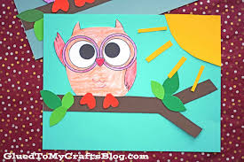 Owl miss you thank you notes for teachers supplies: Paper Owl On Branch A Crafty Idea For Kids To Make Today