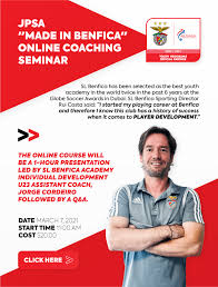 Bet365* are streaming benfica vs sporting live for account holders. Jpsa Made In Benfica Online Coaching Seminar Palumbosoccer