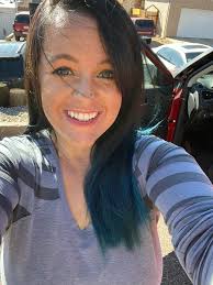 One of my fav kids went mystique blue!!!