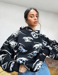 Maybe you would like to learn more about one of these? Bershka X Billie Eilish Eye Printed Hoodie In Black Asos