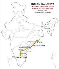 Bangalore To Hindupur Route Map File:garib Rath Express (Puri - Yesvantpur) Route Map.png - Wikipedia
