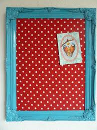 Pinboard Made From An Old Pcture Frame Spray Painted Old Cork Pinboard With Nice Fabric Wrapped Around Cool Fabric Floral Handbags Crafty Craft