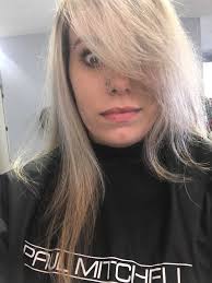 Cut off about 8 inches off Mattie, layers and bangs!!! Looking so fresh!!!