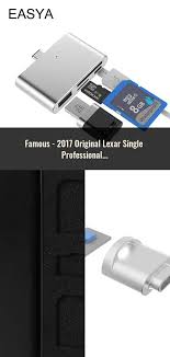 2017 Original Lexar Single Professional Usb 3 0 Ultrahigh Speed Card Reader Flash Memory For Tf For Microsd Adapter Card Reader Usb Memory Cards