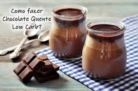 Como Fazer Chocolate Quente Low Carb Receita Do Dia Chocolate Fazer Chocolate Quente Sobremesa Chocolate