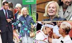 Wept lingeringly on the shoulder of the duchess of kent. The Real Star Of Wimbledon The Duchess Of Kent Daily Mail Online