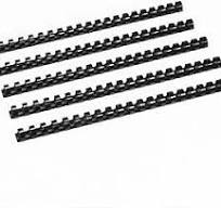 Comb Binding Machine Rayson Plastic Binding Combs - 1/2" 21-Ring Spines  (90-Sheet Capacity, Assorted Colors, Box Of 100) Spiral Binding Coils