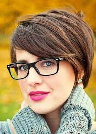 Trendy short hairstyles with glasses. Pin On Hairstyles We Love