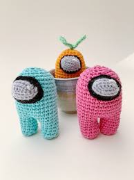 Among Us Crochet Pattern Pdf Diy Crewmate Imposter Plushie Etsy In 2020 Crochet Patterns Crochet Etsy