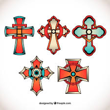 The vertical beam of the cross is used to illustrate divinity. Cross Tattoo Collection Nohat Free For Designer