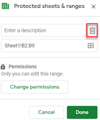 If you choose to protect a range, that range can be any size, from a single cell to the whole sheet. How To Unlock Unprotect Cells In Excel Google Sheets Automate Excel