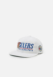 Why not go for a philadelphia 76ers cap with your name embroidered on the side? Mitchell Ness Philadelphia 76ers Vintage Hoop Cap White Weiss Zalando De