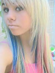 Colorful Scene Hair Hair Styles Hairstyle Names Straight Blonde Hair