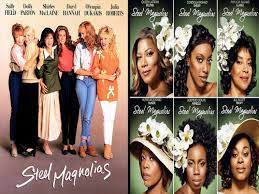 A beauty salon brought six southern women together in the 1989 film steel magnolias. julia roberts, sally field, shirley maclaine, dolly parton, daryl hannah and olympia dukakis took us on an emotional. Front Row With Lily Armani Winfrey Steel Magnolias 1989 Vs 2012