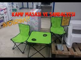 Indirim Bimde Kamp Masasi Ve 2 Adet Sandalye Kacirmayin Derim Youtube