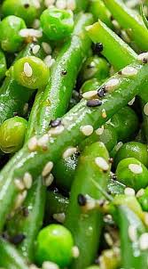 Sesame Ginger Green Bean Salad Recipe Ginger Green Beans Green Bean Salads Recipes