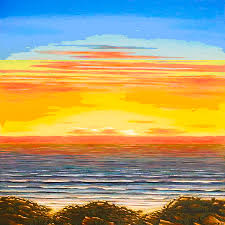 Check spelling or type a new query. Abstract Beach And Ocean Sunset Streaks Painting By Elaine Plesser