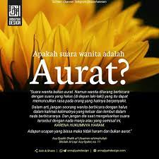 Mulailah aku membuka switer dan sarung yang dikenakan. Adalah Suara Wanita Adalah Aurat Wanita Seputar Wanita Suara