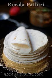 Kerala Pathiri Recipe Ari Pathiri Recipe Soft Rice Bread From Kerala Kothiyavunu Com Rice Bread Food Recipes