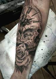 Tetovesanas Salons Tattoofrequency Tattoos Clock Tattoo Tattoos For Guys