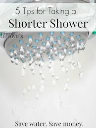 5 Tips For Taking Shorter Showers Ways To Save Water Green Living Tips Show Me The Money