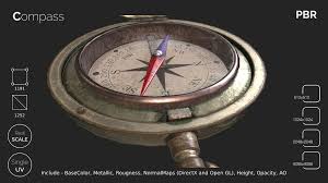Compass Compass Low Poly Games Augmented Reality