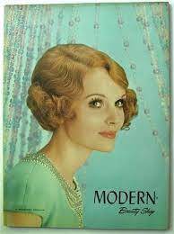 I Really Love The Colors In This One Modern Beauty Shop Magazine Vintage Hairstyles Retro Hairstyles Hairdo Wedding
