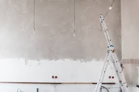 It is made from cement, sand, and lime and hardens. Stucco On The Kitchen Wall Mikuta Nu