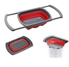 We did not find results for: Sink Colander 6 Quart Capacity Kitchen Sink Strainer Collapsible Colander Over The Sink With Extendable Handles Food Grade Silicone Space Saver Folding By Stylish Red Grey A 905 Buy Online In Botswana At Botswana Desertcart Com