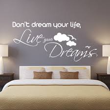 Vorbereitung der wand für die spätere spachteltechnik. Wandtattoo Don T Dream Your Life Live Your Dreams Wandtattoos Zitat Wandtattoo Englisch Ambiance Sticker