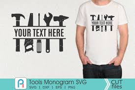 Sawdust is man glitter is the perfect funny gift idea for any tool loving man and the perfect accessory to any wood worker, crafter, dad, brother, husband, papa, boyfriend, uncle, son and weekend warrior fix it guy! Tools Monogram Svg Tools Svg Carpenter Graphic By Pinoyartkreatib Creative Fabrica Monogram Svg Svg Monogram