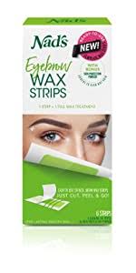 Face, underarms & bikini hair remover. Amazon Com Nad S Facial Wax Strips Hypoallergenic All Skin Types Facial Hair Removal For Women At Home Waxing Kit With 20 Face Wax Strips 4 Calming Oil Wipes Hair Waxing Strips Beauty