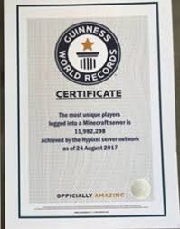 Running your own server lets you bring all of your friends into the same game, and you can play with rules you get to make or break. Guinness World Records Hypixel S World Records Hypixel Minecraft Server And Maps
