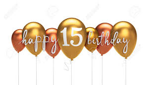 Check spelling or type a new query. Happy 15th Birthday Gold Balloon Greeting Background 3d Rendering Stock Photo Picture And Royalty Free Image Image 105647697