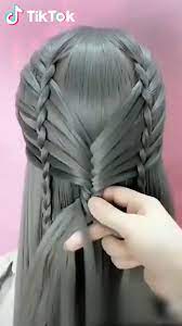 Super Easy To Try A New Hairstyle Download Tiktok Today To Find More Hairstyle Videos Also You Can Post Videos To In 2020 Hair Videos Hair Styles Long Hair Styles