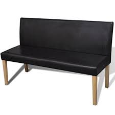 Bieten sie ihren gästen einen ganz besonderen platz an: Diese Bequeme Kunstlederbank Wird Ein Echter Blickfang In Ihrer Einrichtung Sein Das Sofa Hat Einen Robusten Ho Polsterbank Sitzbank Mit Ruckenlehne Ledersofa