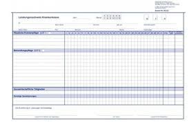 Leistungsnachweis ambulante pflege muster : 80 022 Leistungsnachweis Krankenkasse Standard Systeme