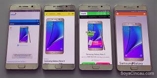 The samsung galaxy note 5 features a 5.7 display, 16mp back camera, 5mp front camera, and a 3000mah battery capacity. Compared Samsung Galaxy Note 5 And S6 Edge Malaysian Telco Pricing Soyacincau Com
