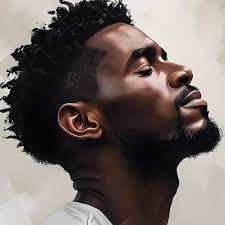 Black Man Portrait Print: Neutral Colors, Empowering Wall Art