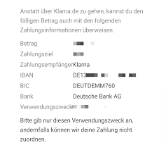 Klarna Zahlung