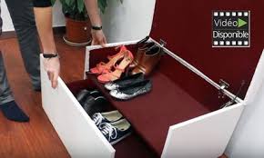 Ce Coffre Multi Usage Avec Banquette Au Systeme E Place Vise A Fournir De Larges Espaces De Rangement A Chaussures Banquette Coffre De Rangement Coffre