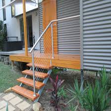 Stair treads will increase the deck stair safety and even outdoor aesthetics. Outdoor Terrace Deck Stainless Steel Design Cable Railing China 304 S S 316 S S Made In China Com