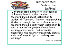 Ppt Differentiating Instruction Beginning The Journey