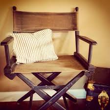 That S A Wrap Antique Telescope Directors Chair Wood And Army Green Canvas Folding Chair Wood Chair Chair New Room