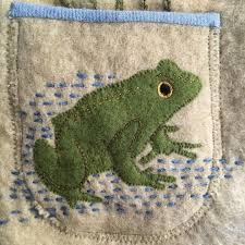 Black And Yellow Frog Animal Crossing Bunnycottage Embroidery Goblin Aesthetic