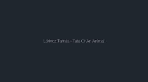 World without end (tv mini series 2012) cast and crew credits, including actors, actresses, directors, writers and more. Lorincz Tamas Tale Of An Animal Youtube