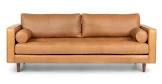 Charme Tan Leather Sofa Article
