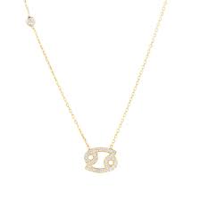 The sign of cancer sign is all about home. Zodiac Star Sign Pendant Necklace Gold Cancer Latelita Wolf Badger